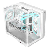 Balam Rush Tank Expert Curve 6800 Midi Tower Transparente, Blanco, ATX, ITX, Micro ATX