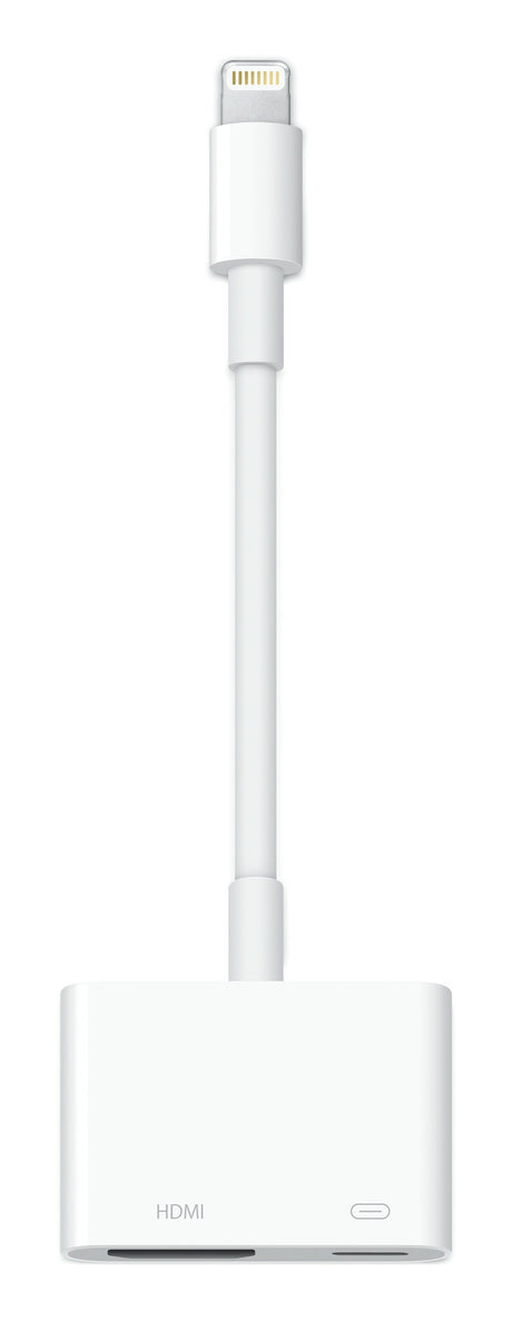 Apple MW2P3AM/A adaptador de cable de vídeo Lightning Blanco, Macho, Hembra, Derecho
