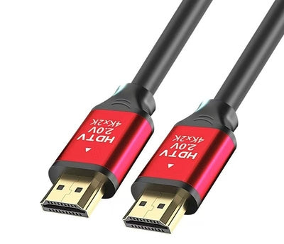 Saxxon HDMI-50 cable HDMI 5 m HDMI tipo A (Estándar) Negro, Rojo