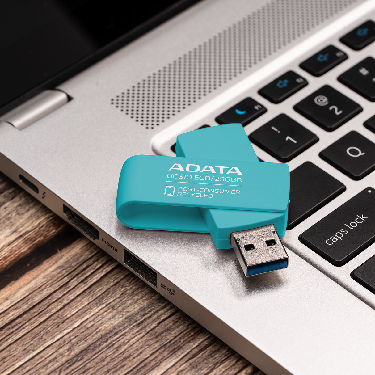 ADATA UC310 ECO Unidades flash USB 256 GB USB tipo A Girar