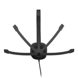 Diadema Logitech H151 Stereo 3.5mm PC Mac Chrome Black, Micrófono Abatible, Control Volumen