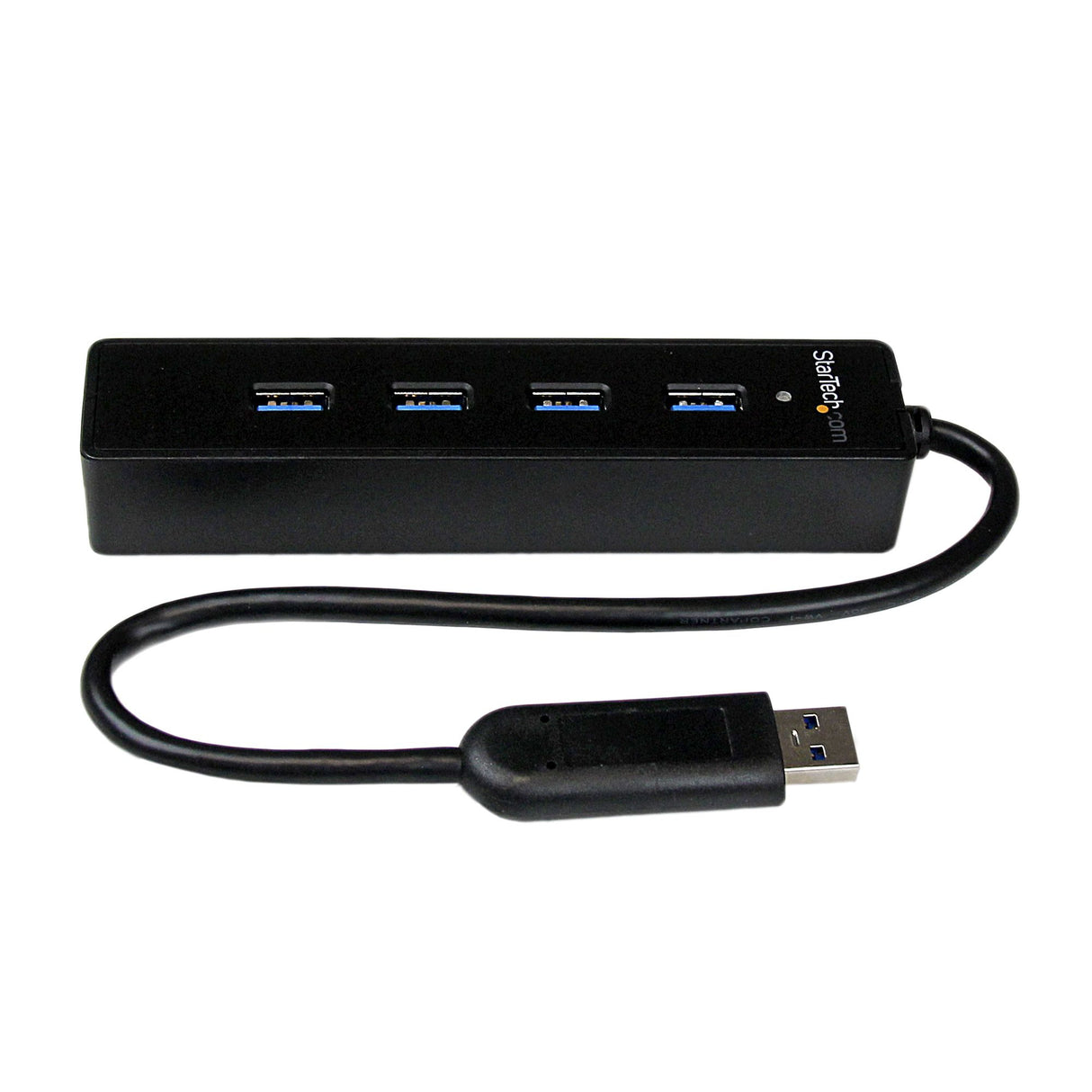 StarTech.com Adaptador Concentrador Hub Ladrón USB 3.0 (5Gbps) Super Speed Portátil de 4 Puertos Salidas - Negro hubs de interfaz USB 3.2 Gen 1 (3.1 Gen 1) Type-A USB 3.2 Gen 1 (3.1 Gen 1) Type-A 4 4