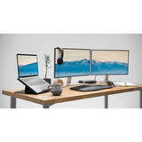 Kensington Base para Notebook Easy Riser Go SmartFit (Color Negra, Hasta 17") Laptop SmartFit™