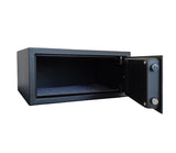 XE Seguridad CFDH-20 caja fuerte Caja fuerte portátil Negro, Cerradura con combinación, Llave, Piso/pared