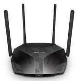 Mercusys MR80X router inalámbrico Gigabit Ethernet Doble banda (2,4 GHz / 5 GHz) Negro, Wi-Fi 6 (802.11ax), Router de me