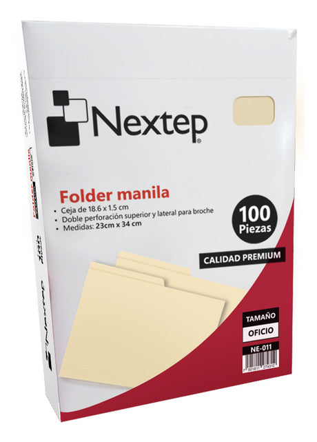 Nextep NE-011 carpeta Papel Beige Carta