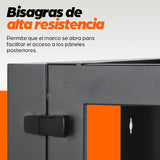 RACK 19" ABIERTO MURAL 9U 604X555