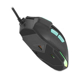 Getttech GPM-RGBWR-G1-BK ratón Juego Diestro USB tipo A 7200 DPI, Negro