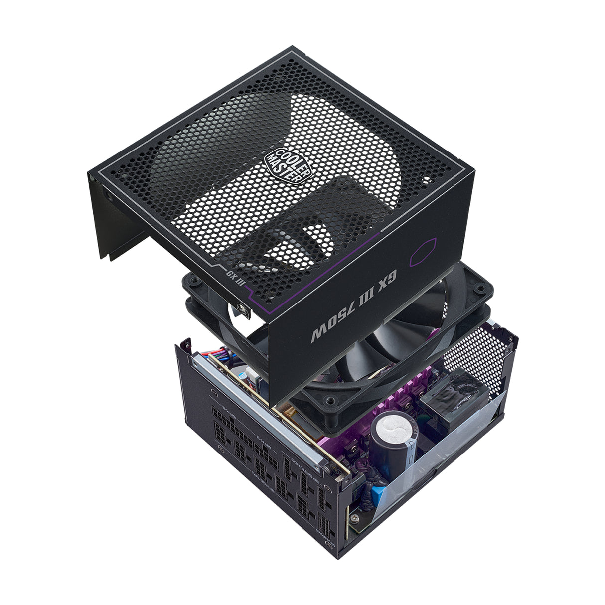 Cooler Master GX III Gold 750 unidad de fuente de alimentación 750 W 24-pines ATX ATX Negro, 100 - 240 V, Activo, 120 W