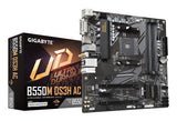 GIGABYTE B550M DS3H AC Placa base - Procesadores AMD Ryzen 5000, VRM de 5+3 fases, hasta 4733 MHz DDR4, 1xPCIe 4.0 + 1xPCIe 3.0 M.2, Wi-Fi 5, LAN 1GbE, USB 3.2 Gen 1 placas base AMD Zócalo AM4 Zócalo AM4 DDR4-SDRAM
