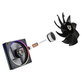 Balam Rush BR-942225 sistema de refrigeración de computadora Gabinete de la computadora Ventilador 12 cm Negro