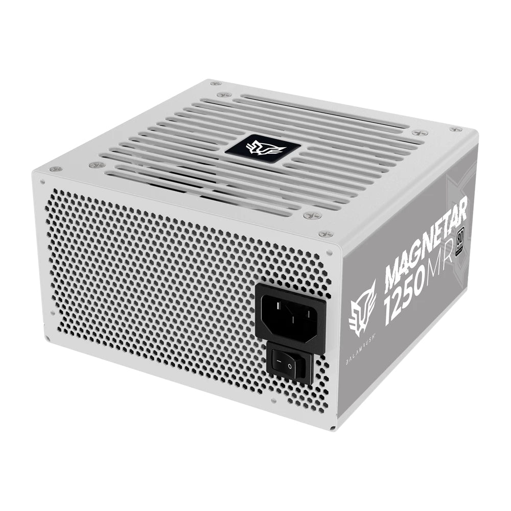 Balam Rush Magnetar 1250MRW unidad de fuente de alimentación 1250 W 24-pines ATX ATX Blanco, Activo, 104 A