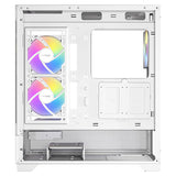 GABINETE ANTEC (CX700 ARGB WHITE) MEDIA TORRE ATX,CRISTAL,S/FUENTE,3*FAN,1*USB-C,1*USB 3.0,BLANCO