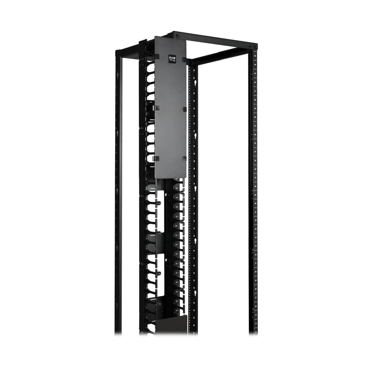 Tripp Lite SRCABLEVRT6 Sujetador de Cable Vertical de Alta Capacidad, 15.24 cm [6"] - Ducto de peine doble con tapa