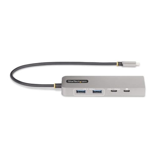 StarTech.com Hub USB-C de 3 Puertos con Red Ethernet de 2,5Gbps y Entrega de Alimentación PD de 100W de Paso - USB 3.2 1