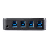 StarTech.com Switch Conmutador USB 3.0 (5Gbps) 4x4 para Compartir Dispositivos Periféricos interruptores para datos digitales 4 4 1 5 Gbit/s