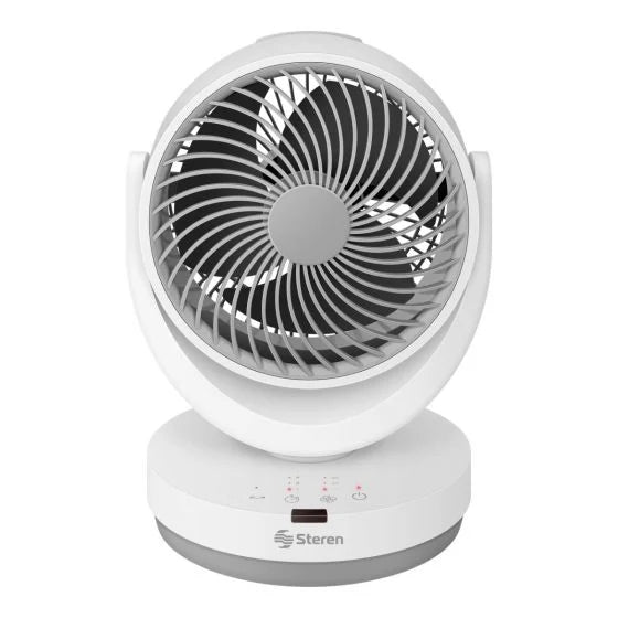 Steren FAN-300 ventilador Blanco, Ventilador con aspas para el hogar, Mesa, 3000 RPM