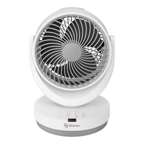 Steren FAN-300 ventilador Blanco, Ventilador con aspas para el hogar, Mesa, 3000 RPM
