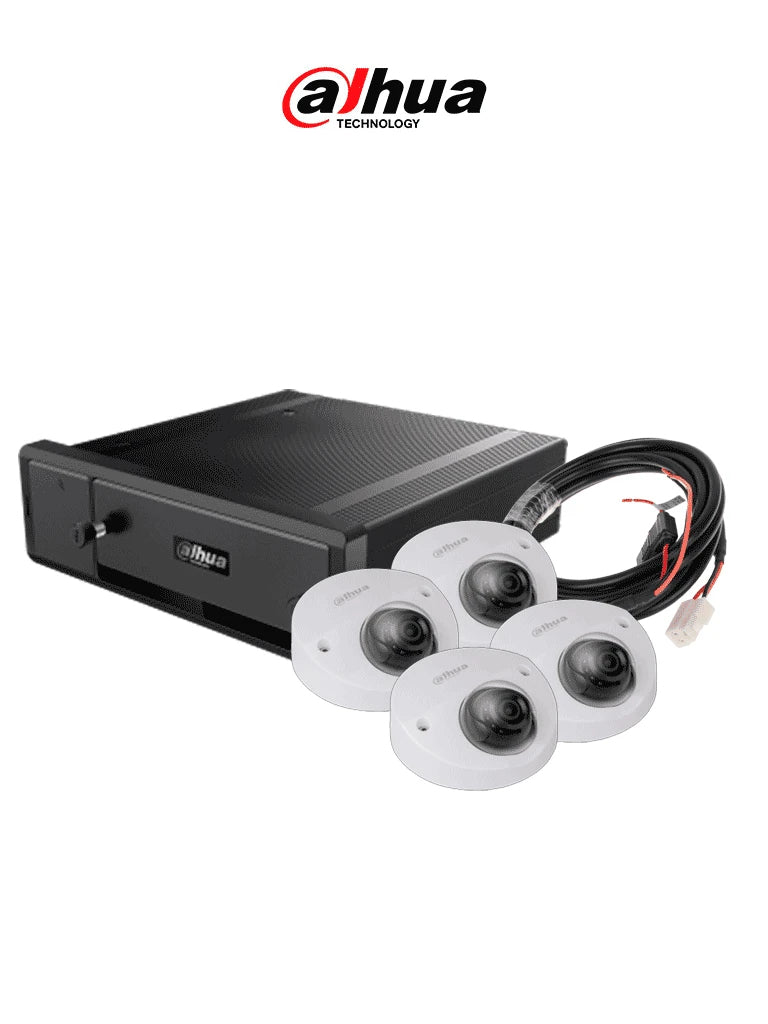 Dahua Technology DHI-MNVR4208-GFWI + DH-IPC-HDBW3231FN-M + MC-PF3-B3-4 Almohadilla Cámara de segurid
