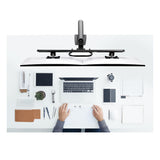 StarTech.com Brazo Soporte de Sobremesa con Travesaño para 2 Monitores - Soporte VESA para Pantallas de 27" - 75x75