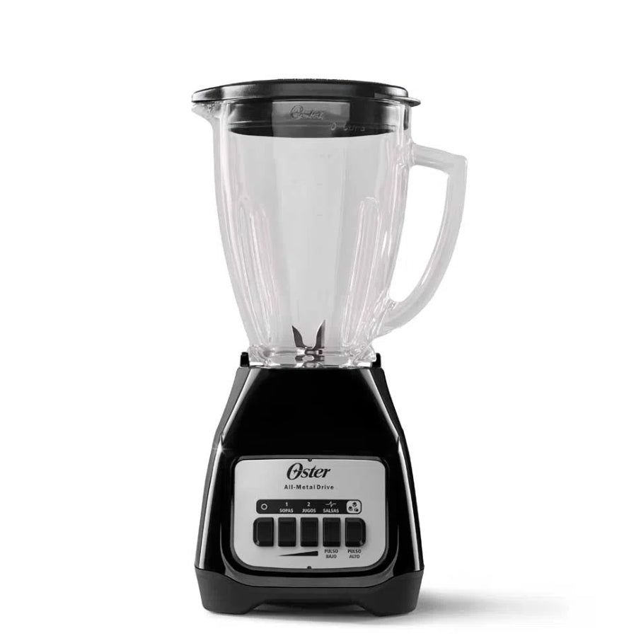 Oster BLSTKAGBPB-013 licuadora 1.5 L Batidora de mesa 550 W Negro, Función de pulso, Picahielos
