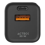 Acteck CP420 Universal Negro USB Interior, AC-935555 | Cargador de dispositivos móviles