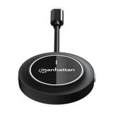 Manhattan Adaptador inalámbrico HDMI 1080p con transmisor USB-C, dongle para mostrar vídeo de forma inalámbrica desde un