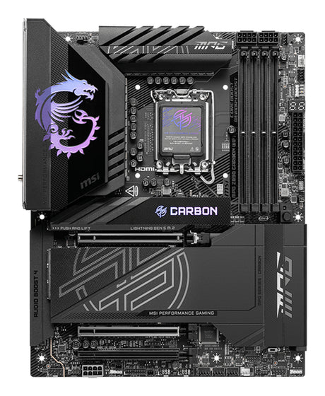 MSI MPG Z890 CARBON WIFI placas base Intel LGA 1851 (Socket V1) Intel Core Ultra (Series 2) LGA 1851