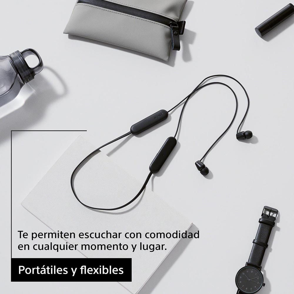 Sony WI-C100/BZ UC Auriculares Auriculares Dentro de oído Llamadas/Música Binaural