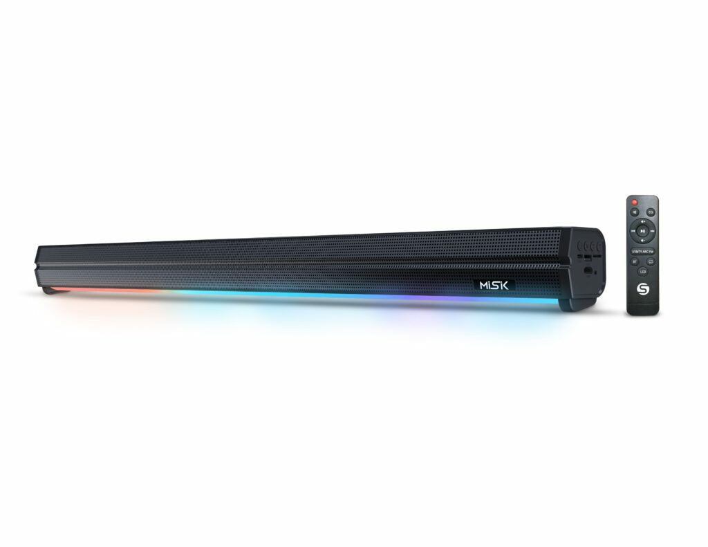 Misik MSB555 altavoz para barra de sonido Negro, 6000 W, Azul, Verde | Altavoces soundbar