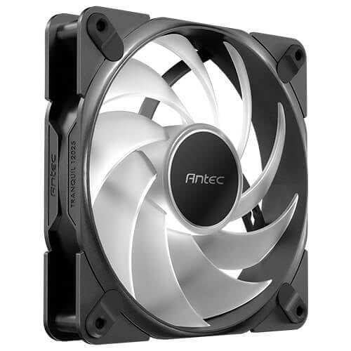 VENTILADOR P/GABINETE ANTEC (TRANQUIL 12025 ARGB_3PK) PAQ 3 FAN ARGB 120MM,CONTROLADOR,2000RPM,NEGRO