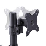 StarTech.com Soporte de Escritorio para 3 Monitores VESA 75x75/100x100 de 27 Pulgadas - Grommet o Abrazadera en C - Ajus