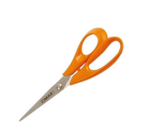 MAE MT-7 tijera de escritorio y manualidades Corte recto Naranja, Acero inoxidable