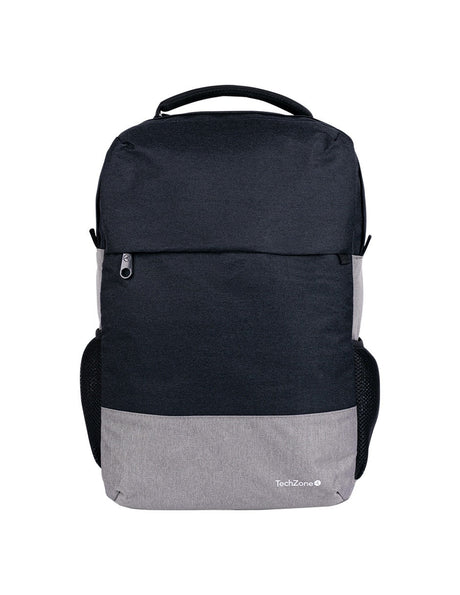 TechZone TZ21LBP07-G mochila Mochila casual Gris Poliéster, Compartimento del portátil