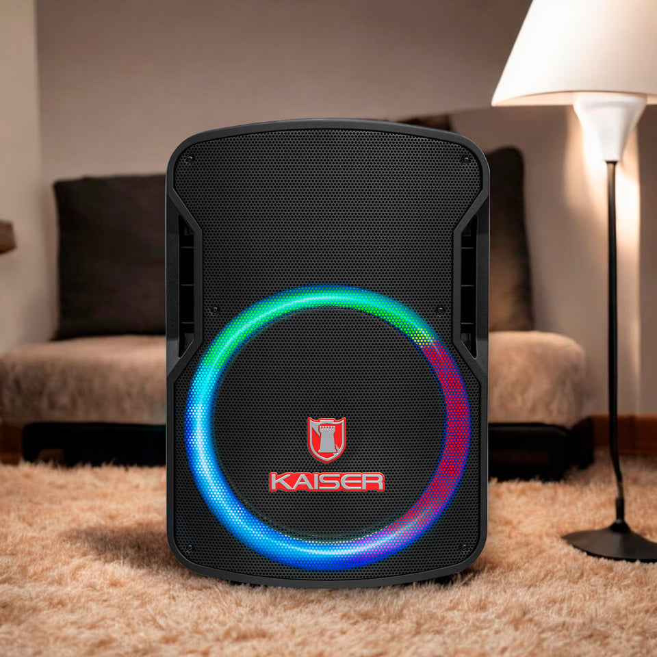 Bafle Kaiser MSA-7515MX para fiesta Bluetooth negro