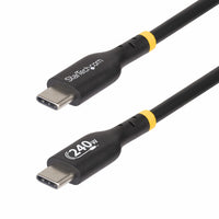 StarTech.com Cable de Carga USB-C de 1m - Cable USB Tipo C - Certificación USB-IF - PD de 240W EPR - Cable USB 2.0 USB-C