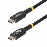StarTech.com Cable de Carga USB-C de 1m - Cable USB Tipo C - Certificación USB-IF - PD de 240W EPR - Cable USB 2.0 USB-C