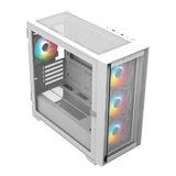 Balam Rush Carbono Twin Mate 8000 Midi Tower Blanco, Micro ATX, Mini-ITX, Metal