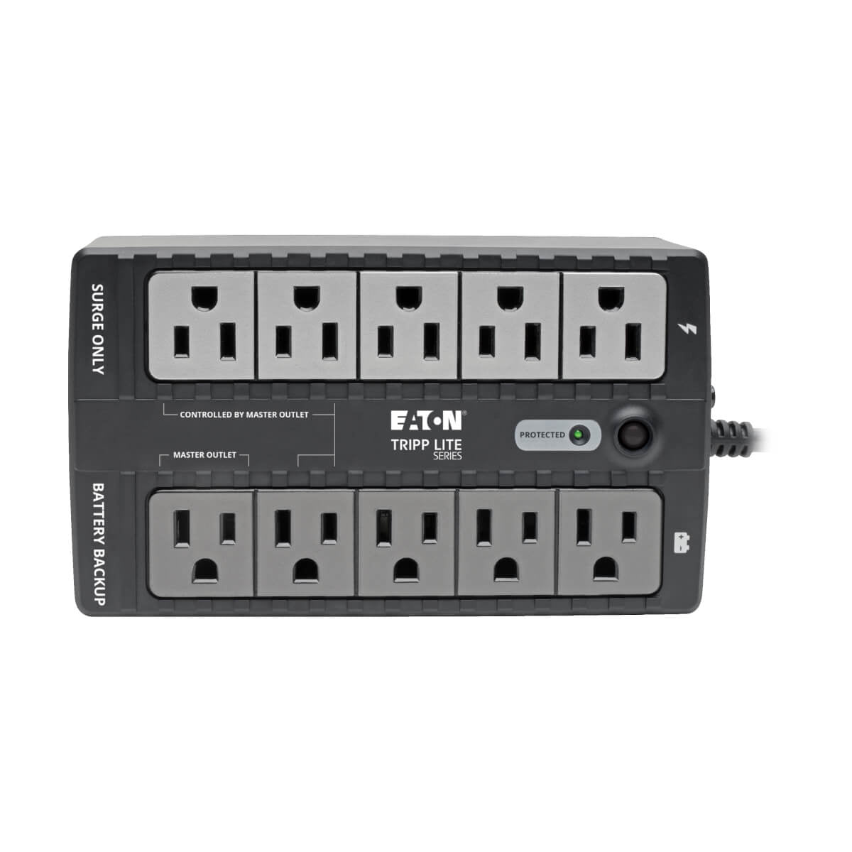 Tripp Lite ECO550UPS UPS No Break Standby de 550VA 300W - 10 Tomacorrientes NEMA 5-15R, 120V, 50/60 Hz, clavija 5-15P, E