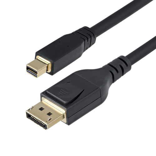 StarTech.com Cable Mini DisplayPort a DisplayPort 1.4 de 3m - 8K 60Hz - HBR3 - Adaptador MiniDP a DisplayPort - UHD 4K 1