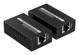 Saxxon LKV410P extensor de audio/video Transmisor y receptor AV Negro, 4096 x 2160 Pixeles, Alámbrico, HDCP