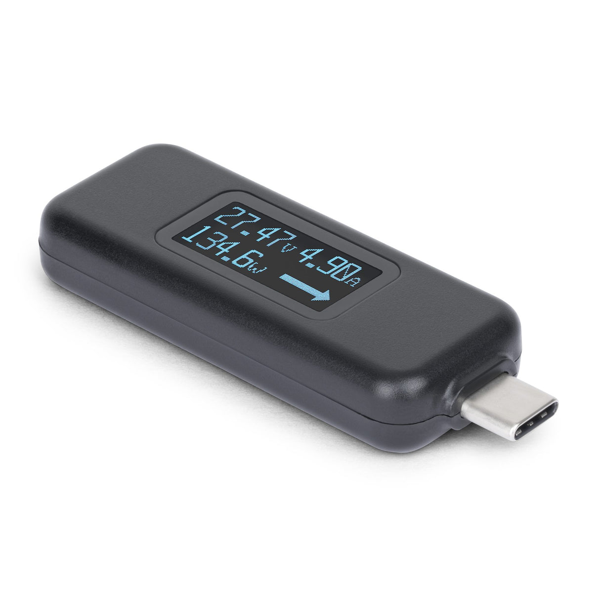 StarTech.com USBC-PWRTESTER Comprobadores de suministro de energía Amperaje, Tensión, Vataje 4.5V-50V 0 - 40 °C
