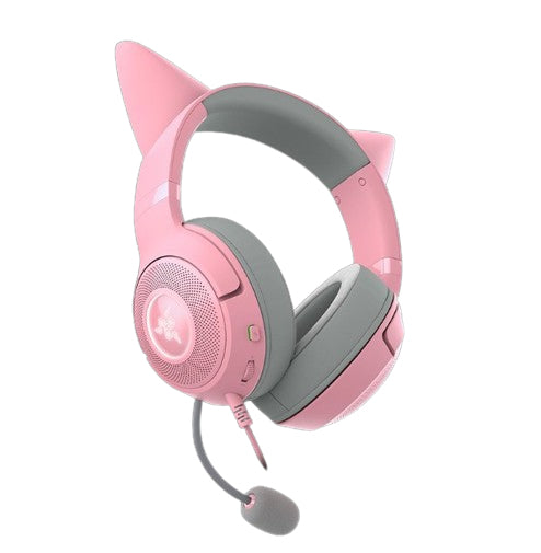 Razer Kraken Kitty V2 Auriculares Alámbrico Diadema Juego USB tipo A Rosa, 20 - 20000 Hz, 325 g