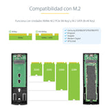 StarTech.com Caja Externa de Aluninio USB-C 10Gbps a NVMe M.2 o SSD M.2 SATA - Sin Herramientas para SSD M.2 NGFF PCIe/S