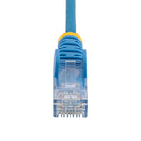 StarTech.com Cable Cat6 de 1m - Delgado - con Conectores RJ45 sin Enganches - Azul Cables de red 1 m Cat6 Halógeno