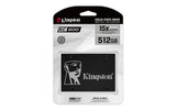 Kingston Technology Disco SSD KC600 SATA3 2,5" de 512 G unidades internas de estado sólido 256-bit AES 512 GB 2.5" Seria