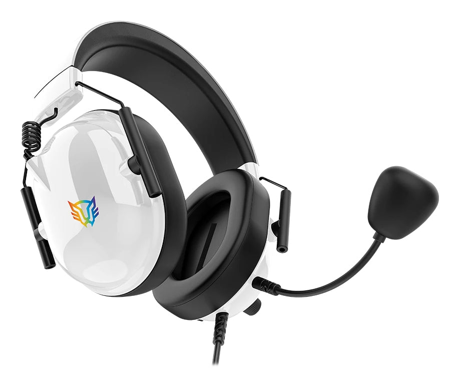 Balam Rush Aviator Level HA757 Auriculares Alámbrico Diadema Juego Negro, Blanco, 20 - 20000 Hz, 332 g