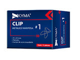 KYMA CLIP-MARIPOSA-1 pinza sujetapapel Acero inoxidable 12 pieza(s)