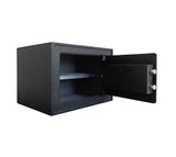 XE Seguridad CFBM-25 caja fuerte Caja fuerte portátil Negro, Lector de huellas dactilares, Llave, Cerradura con combinac