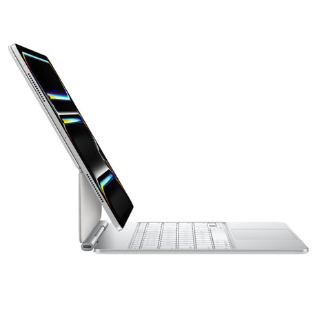 Apple Magic Keyboard para el iPad Pro de 13 pulgadas (M4) - Español (América Latina) - Blanco, QWERTY, Trackpad, Interru